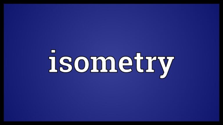 Definition of Isometry in Math Midsegment Range and Combination